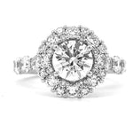 Load image into Gallery viewer, Double Halo Engagement Ring
