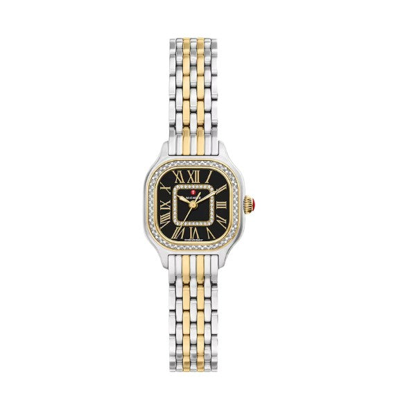 MICHELE Meggie Mini Diamond Two-Tone 18K Gold-Plated Watch