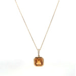 Load image into Gallery viewer, 14K Yellow Gold Citrine Necklace
