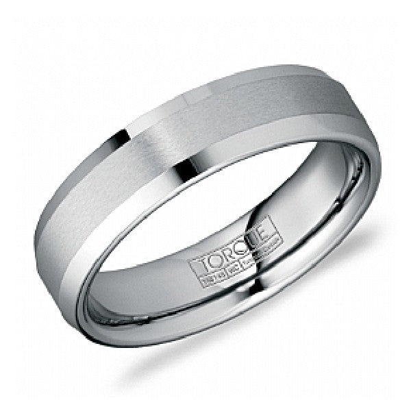 CROWN RING Men's Tungsten Wedding Band