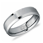 CROWN RING Men's Tungsten Wedding Band