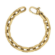 JOHN VARVATOS Artisan Brass Chain Link Bracelet, Distressed Oval Links