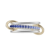 SPINELLI KILCOLLIN Tigris SG Noir 3-Band Black Diamond Stacking Ring