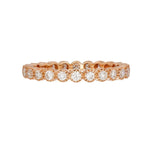 Load image into Gallery viewer, SETHI COUTURE 18K Rose Gold Bezel Diamond Band