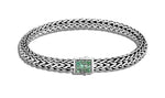 Load image into Gallery viewer, Classic Chain Black Sapphire And Emerald Reversible Icon Bracelet

