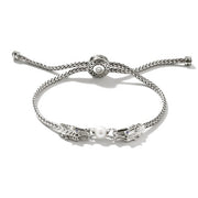 JOHN HARDY Naga Pull Through Bracelet, Silver, Pearl