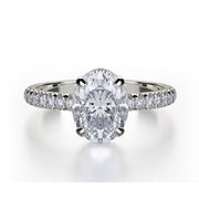 MICHAEL M Crown Engagement Ring