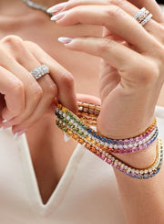 Diamond bracelets holiday campaign