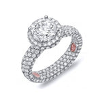 Load image into Gallery viewer, Diamond Halo Engagement Ring