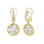 Load image into Gallery viewer, Scattered Diamond Celestial Diamond Earrings