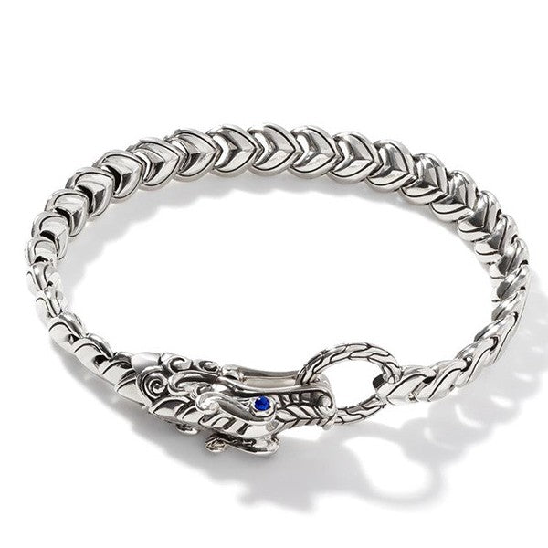 JOHN HARDY Legends Naga Silver And Blue Sapphire Dragon Bracelet