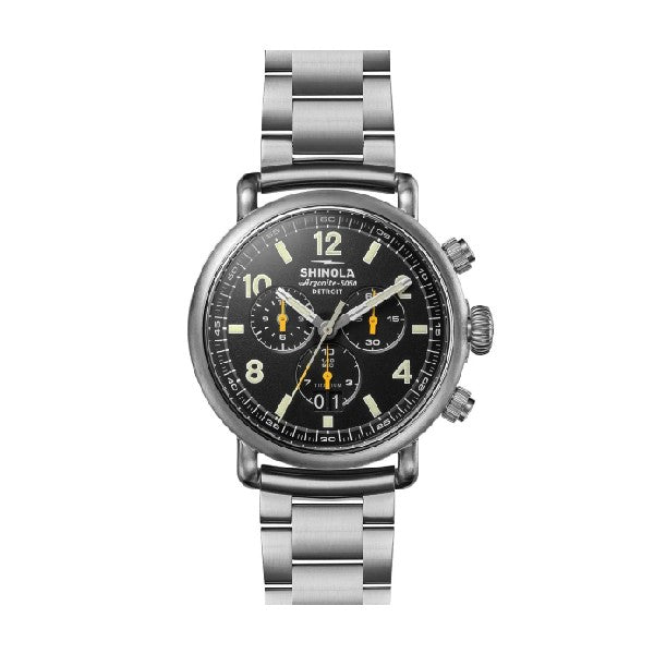 SHINOLA Runwell Chronograph West Wind Quartz 42mm Watch Gift Set