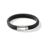 Load image into Gallery viewer, JOHN HARDY Men&#39;s Black Rubber Bracelet
