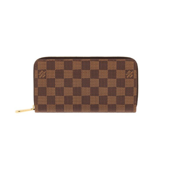 Pre-Owned LOUIS VUITTON Damier Ebeme Zippy Wallet