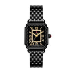 Load image into Gallery viewer, MICHELE Deco Madison Mid Noir Diamond Watch
