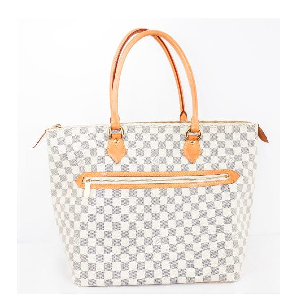 LOUIS VUITTON Damier Azure Saleya GM Bag