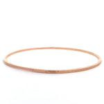 Load image into Gallery viewer, 14K Rose Gold Hammered Bangle Bracelet
