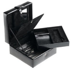 Load image into Gallery viewer, Savile Row Leather Jewelry Box with Grooming Set
