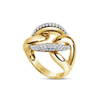 Load image into Gallery viewer, Open Link Diamond Ring