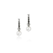 JOHN HARDY Essential Pearl Hoop Earring 16mm