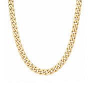 18K Yellow Gold Miami Cuban Curb Link Necklace
