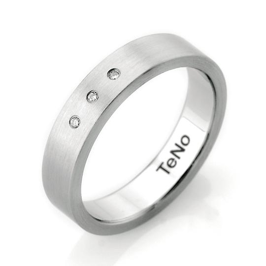 TENO Stainless Steel Diamond Band - FINAL SALE