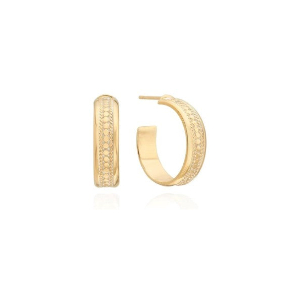 ANNA BECK Classic Wide Hoop Earrings