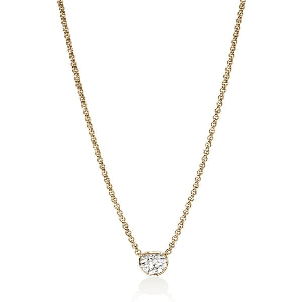 JOHN HARDY 14K Yellow Gold Lovestruck Lab Grown DIamond Necklace-0.75ctrtw
