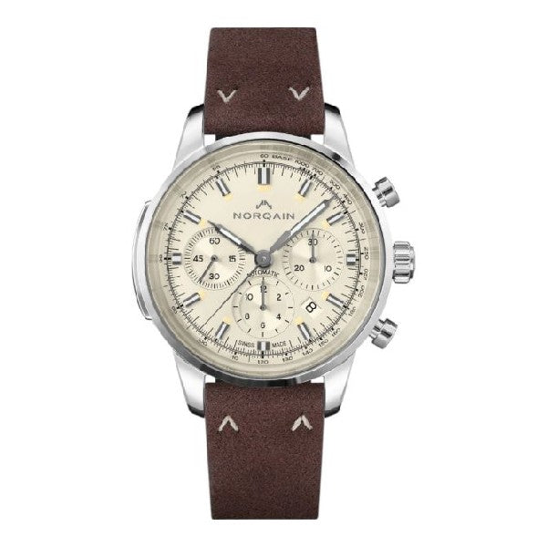 NORQAIN Freedom 60 Chrono Cream Dial 43mm Automatic Watch