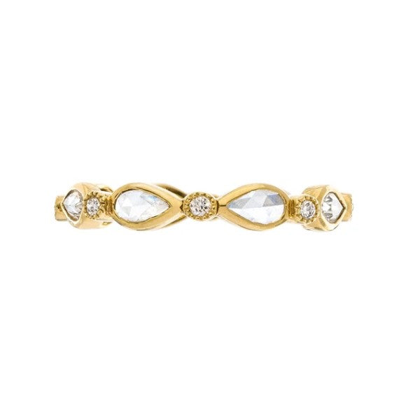 SETHI COUTURE 18K Yellow Gold Fine Vine Diamond Band