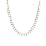 Load image into Gallery viewer, Zeena Baguette Diamond Necklace