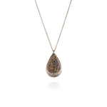 Load image into Gallery viewer, Tear Drop Scattered Diamond Pendant
