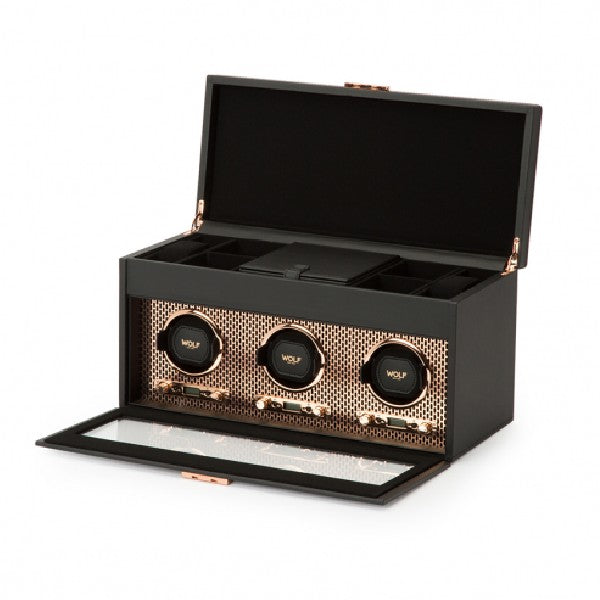 WOLF Axis Triple Winder with Storage - Copper