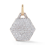 Load image into Gallery viewer, WALTERS FAITH Dora Diamond Small Hexagon Charm Pendant
