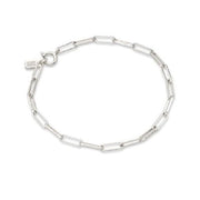 ANNA BECK Elongated Box Chain Bracelet - Silver