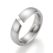 TENO Stainless Steel Diamond Band - FINAL SALE
