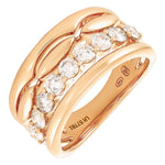 Load image into Gallery viewer, ETHO MARIA 18K Rose Gold Diamond Fashion Ring
