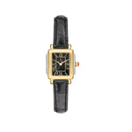 Load image into Gallery viewer, MICHELE Deco Madison Mini Black Leather Watch