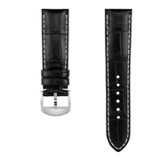 BREITLING Black Alligator Leather Strap - 20mm