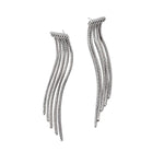Load image into Gallery viewer, JOHN HARDY Classic Chain Silver Tassel Earrings
