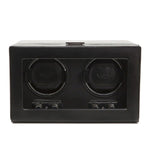 Load image into Gallery viewer, WOLF Heritage Double Watch Winder - Black - SALE