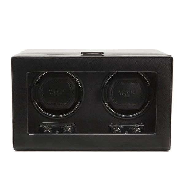 WOLF Heritage Double Watch Winder - Black - SALE