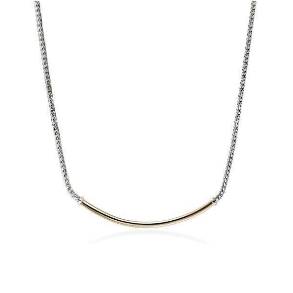 JOHN HARDY Sterling Silver & 14K Yellow Gold Essential Necklace-2.5MM