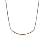JOHN HARDY Sterling Silver & 14K Yellow Gold Essential Necklace-2.5MM