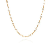 ANNA BECK Elongated Box Chain Necklace - Gold