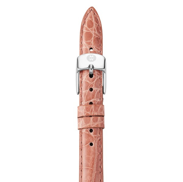 MICHELE 14mm Dusty Mauve Alligator Strap