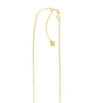 Load image into Gallery viewer, 14K Yellow Gold Adjustable Paper Clip Chain