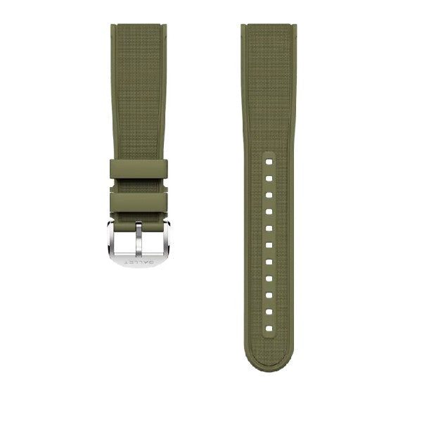 GALLET Green Rubber Strap