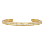 Load image into Gallery viewer, SETHI COUTURE 18K Yellow Gold Nova White Diamond Cuff Bangle Bracelet
