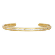 SETHI COUTURE 18K Yellow Gold Nova White Diamond Cuff Bangle Bracelet